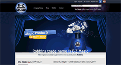 Desktop Screenshot of ezmagicrobbins.com